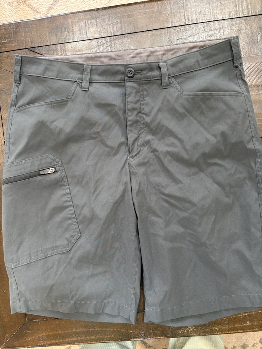 Eddie Bauer Charcoal Gray Outdoor Utility Shorts